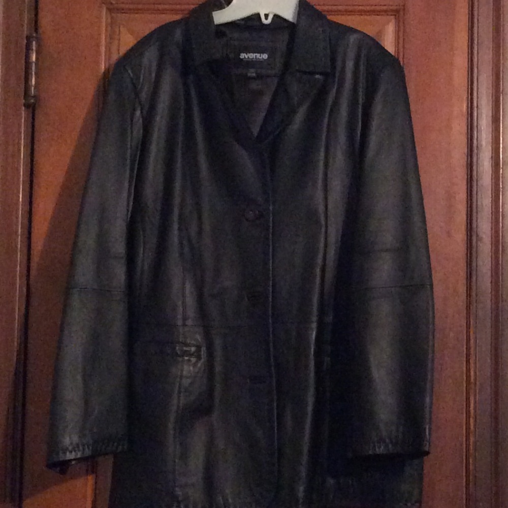 Avenue leather jacket